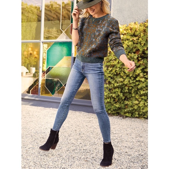 KORK EASE Petra Black Suede Ankle Bootie - Picture 2 of 10